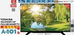 TOSHİBA 43LL2C63DT 43 FULL HD SMART LED TV AKILLI TELEVİZYON